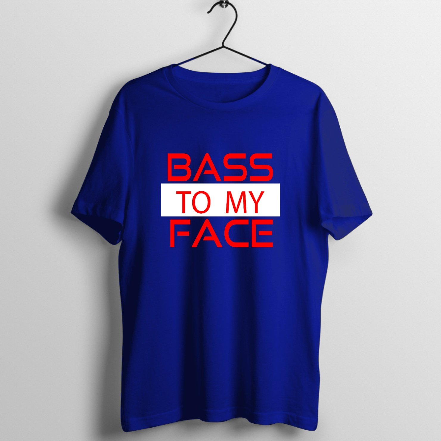 Harmonic Resonance Vocalist Graphic T-Shirt printed on premium rock music graphic t-shirt - Front Mockup