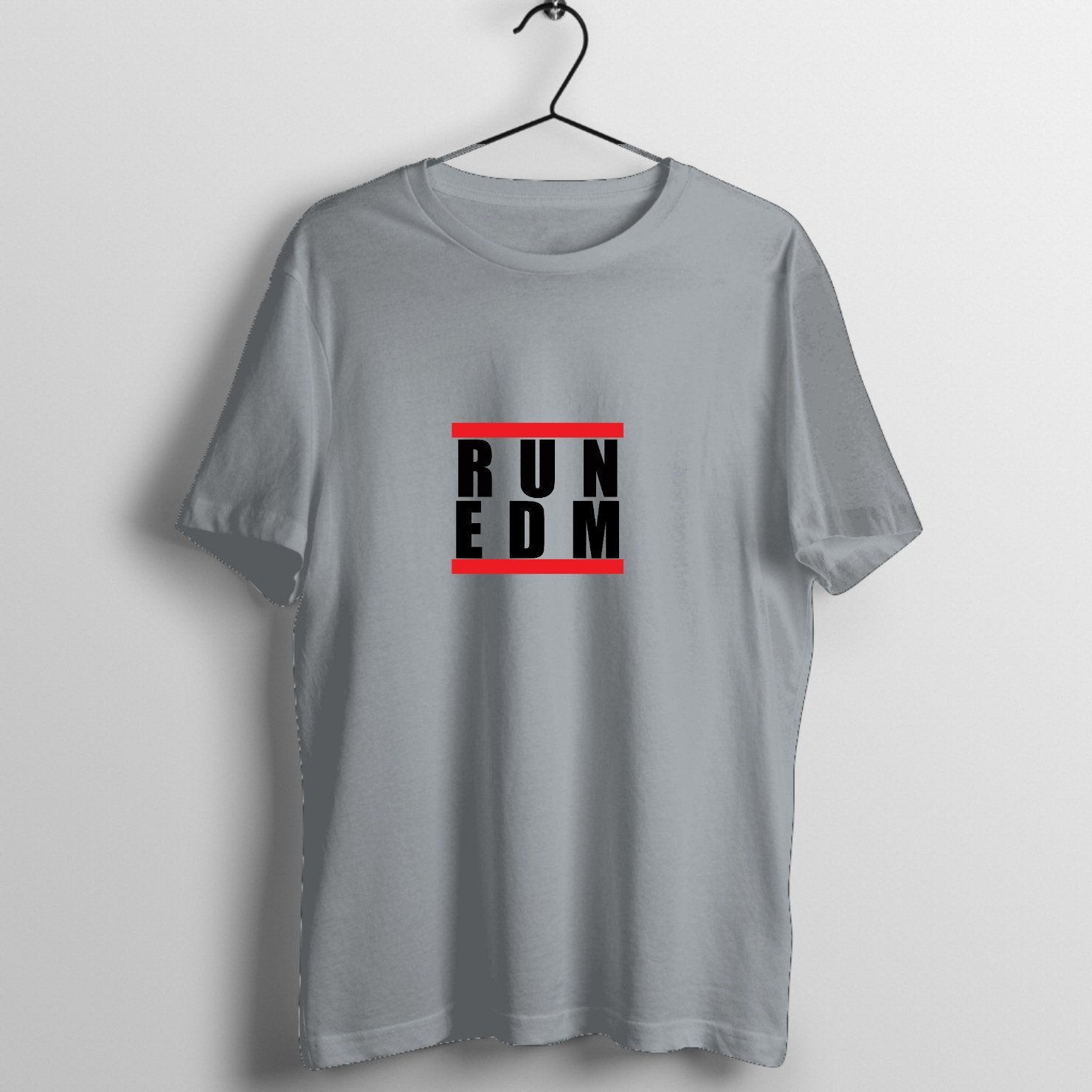 Raw Power Stage Lights Graphic T-Shirt printed on premium rock music graphic t-shirt - Front Mockup