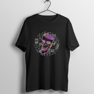 Mind Trips Psy - Music Merchandise Graphic T-Shirt - Official Mind Trips Music Merchandise Graphic T-Shirt Mockup (BA-20646)