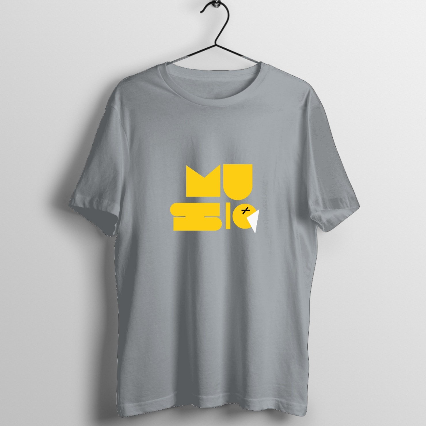 Blackout Stage Concert Graphic T-Shirt printed on premium rock music graphic t-shirt - Front Mockup
