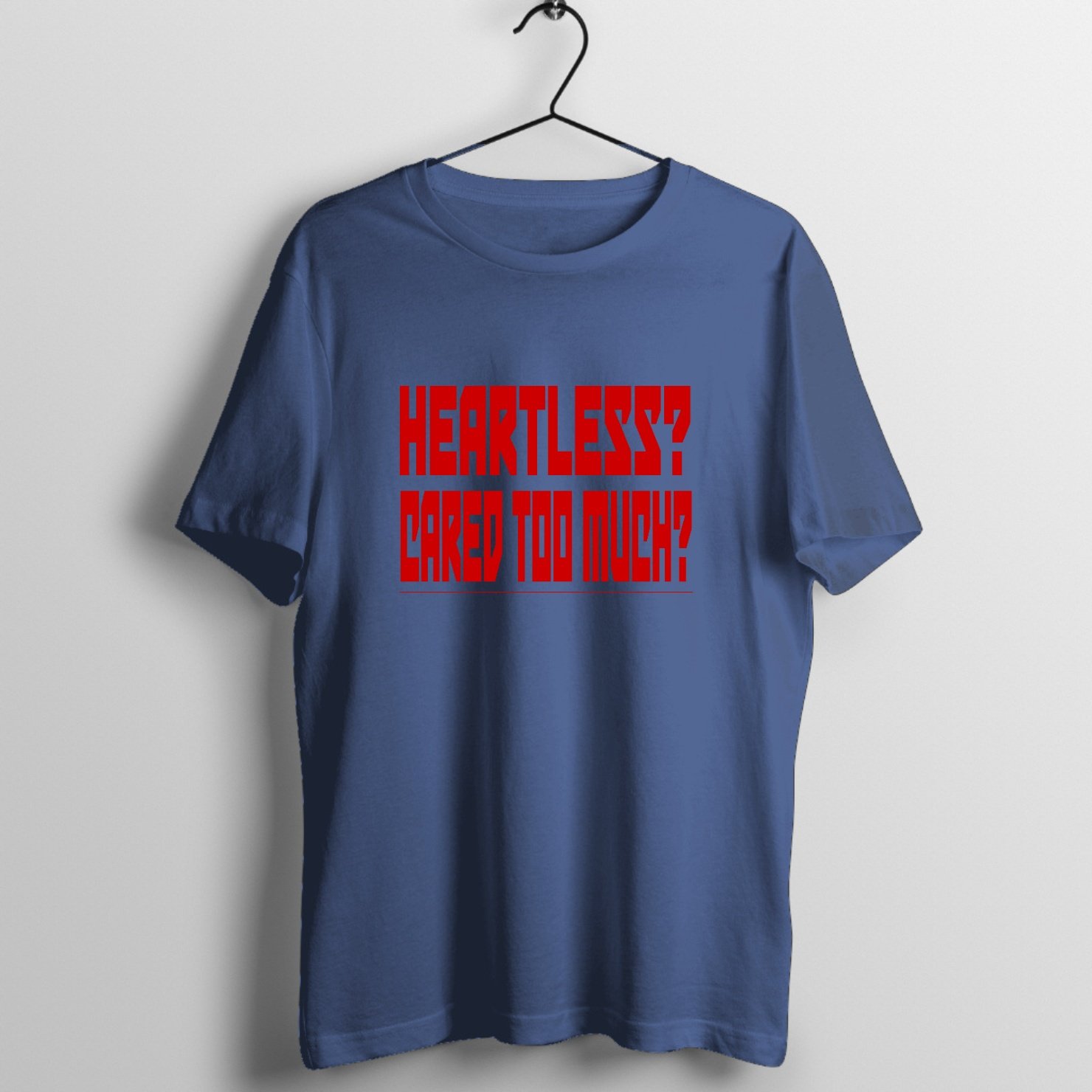 Psychedelic Cosmic Horizon Graphic T-Shirt printed on premium rock music graphic t-shirt - Front Mockup