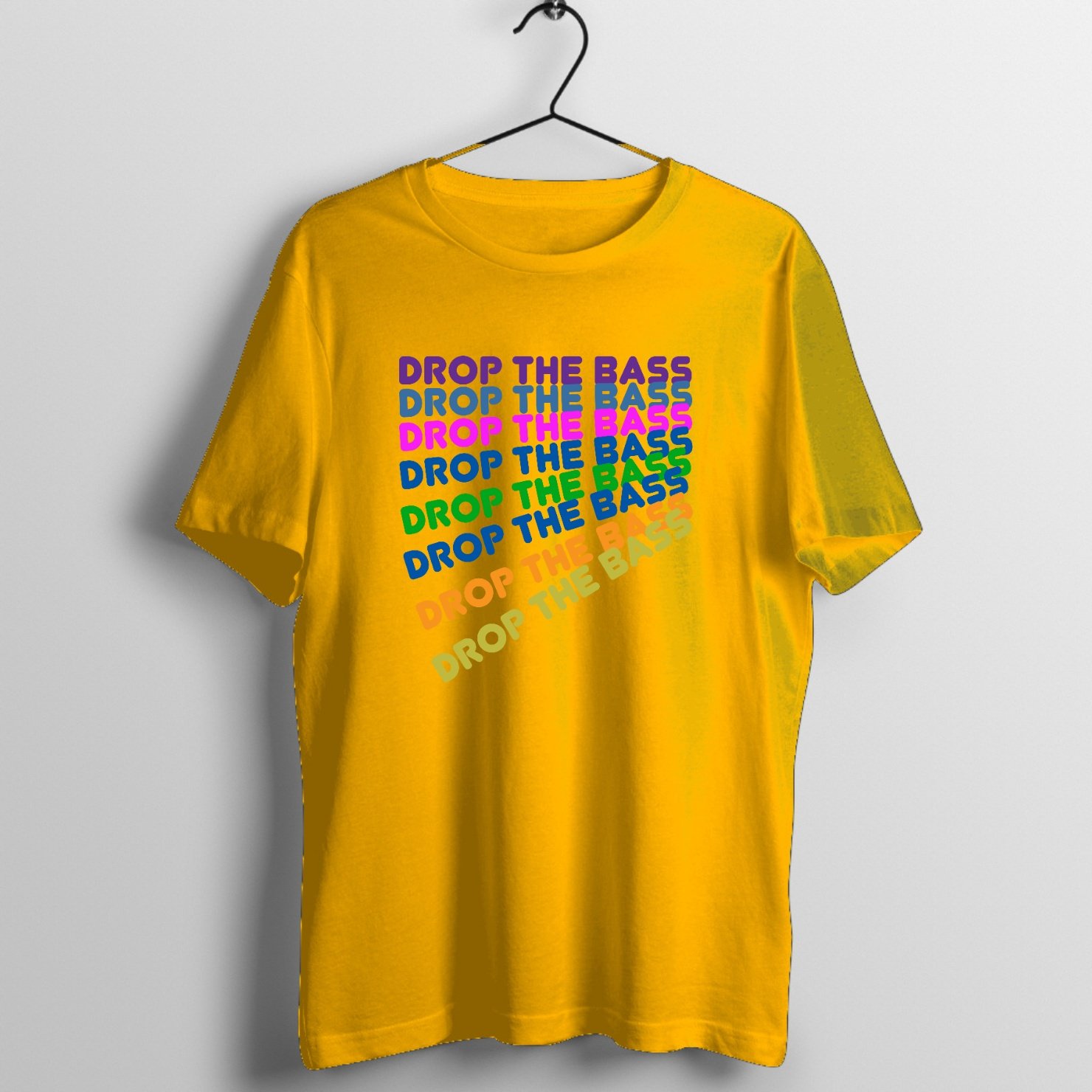 Retro Soundboard Audio Master Graphic T-Shirt printed on premium rock music graphic t-shirt - Front Mockup
