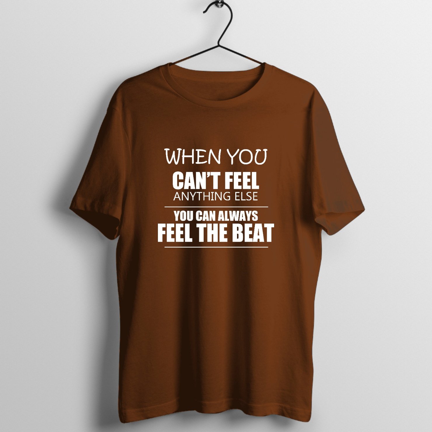 Crossroads Acoustic Session Graphic T-Shirt printed on premium rock music graphic t-shirt - Front Mockup
