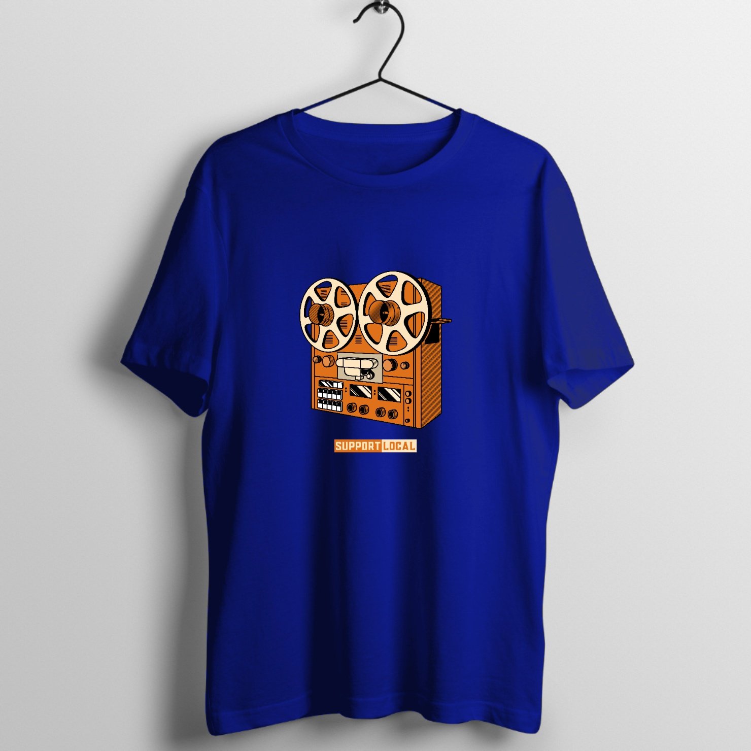 Support Local Musician Mockup Of A Cool Stylish Man Wearing A Customizable T Shirt 2814 El1 Graphic T-Shirt printed on premium rock music graphic t-shirt - Front Mockup