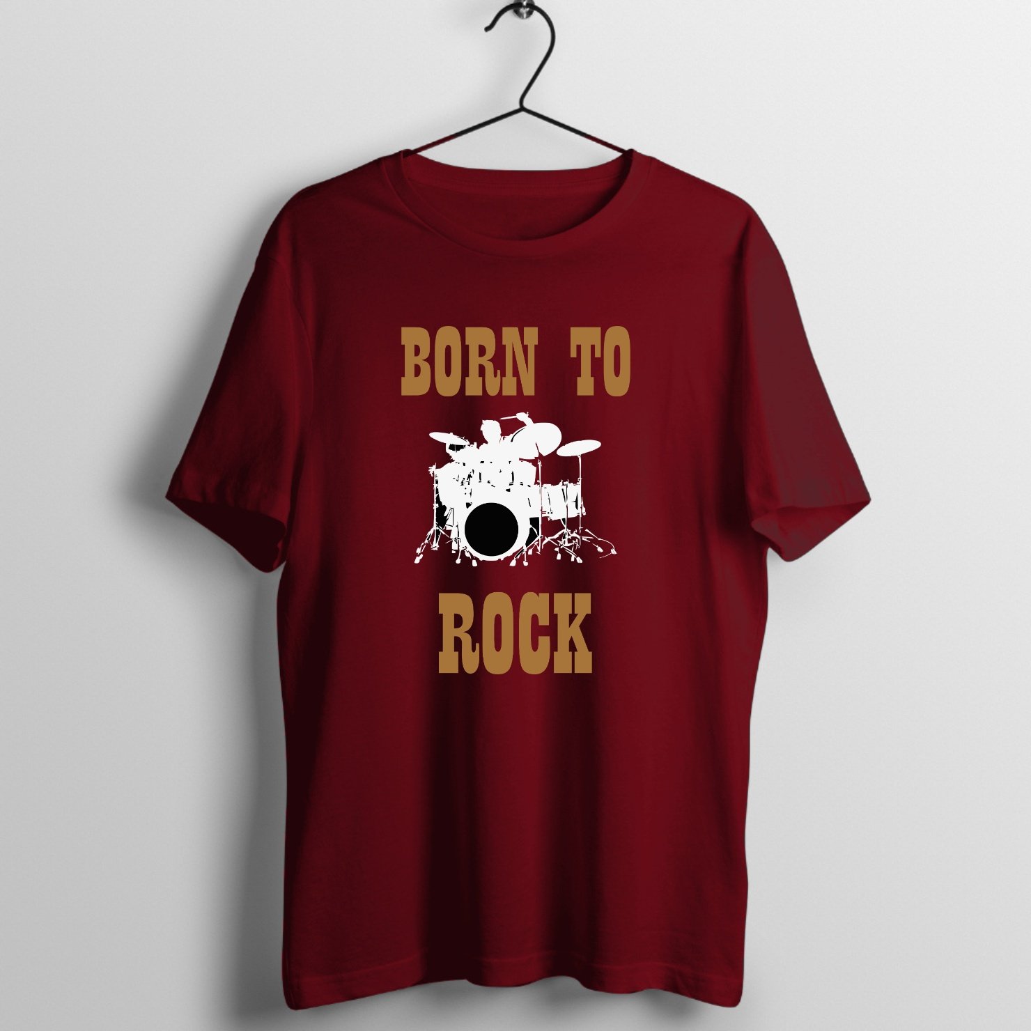 Echo Chamber Indie Reverb Graphic T-Shirt printed on premium rock music graphic t-shirt - Front Mockup