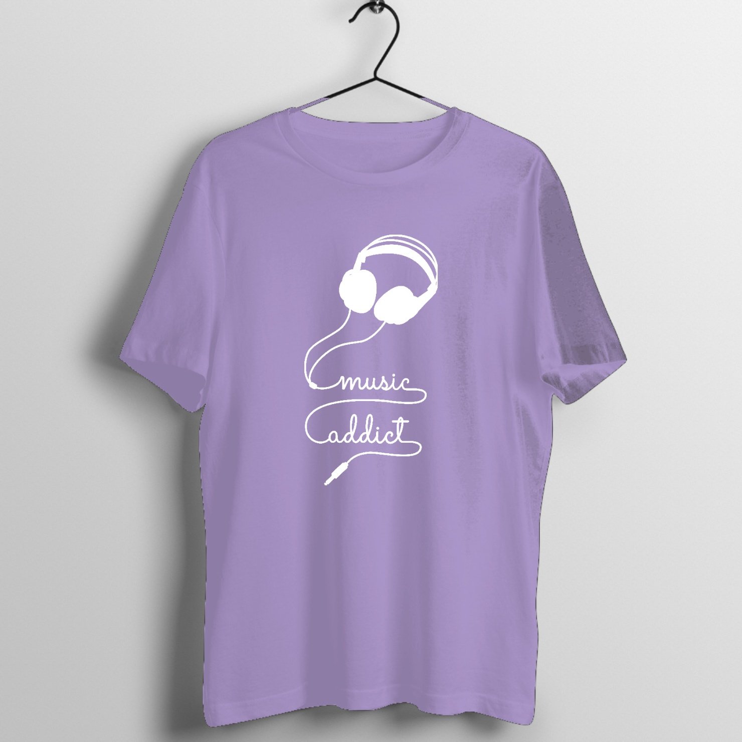 Vintage Cassette Punk Attitude - Remastered Graphic T-Shirt printed on premium rock music graphic t-shirt - Front Mockup