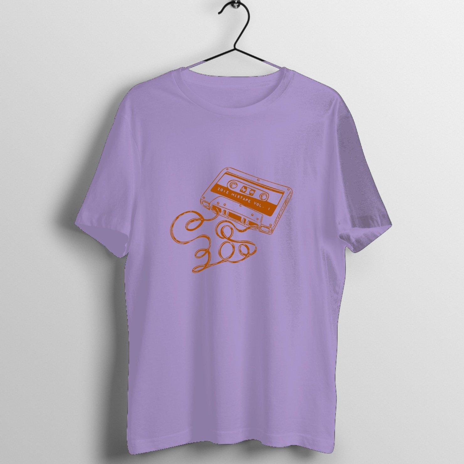Silver Strings Lead - Live Stage Cut Graphic T-Shirt printed on premium rock music graphic t-shirt - Front Mockup