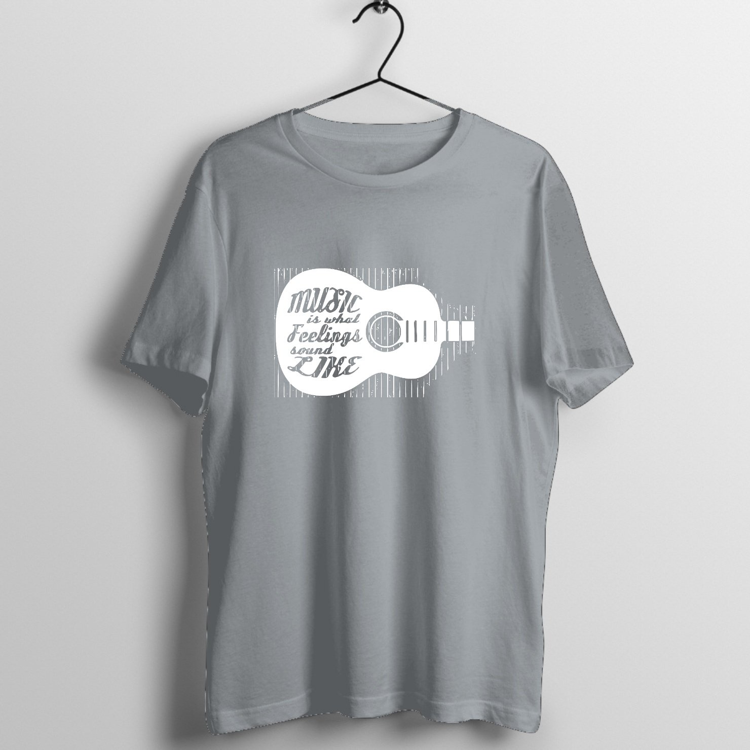 Vintage Cassette Punk Attitude - Live Stage Cut Graphic T-Shirt printed on premium rock music graphic t-shirt - Front Mockup