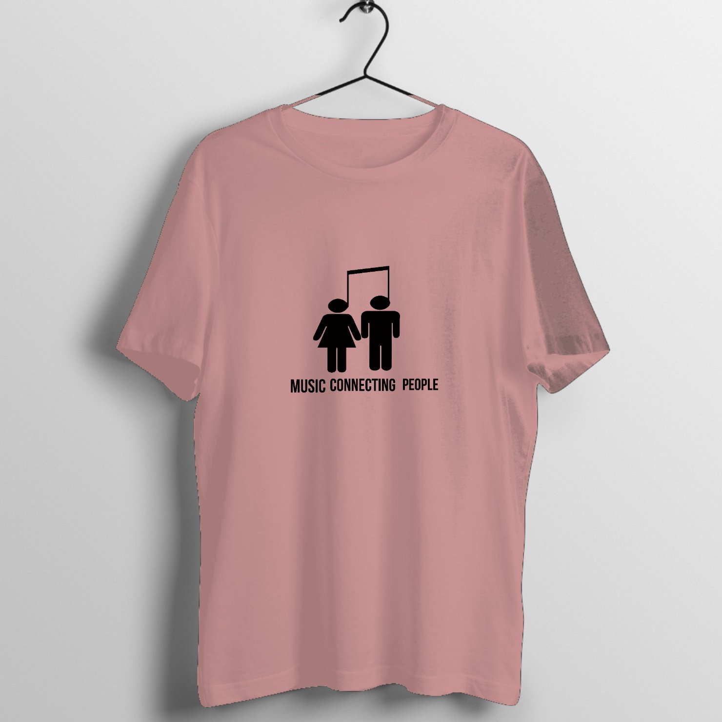 Psychedelic Cosmic Horizon - Live Stage Cut Graphic T-Shirt printed on premium rock music graphic t-shirt - Front Mockup