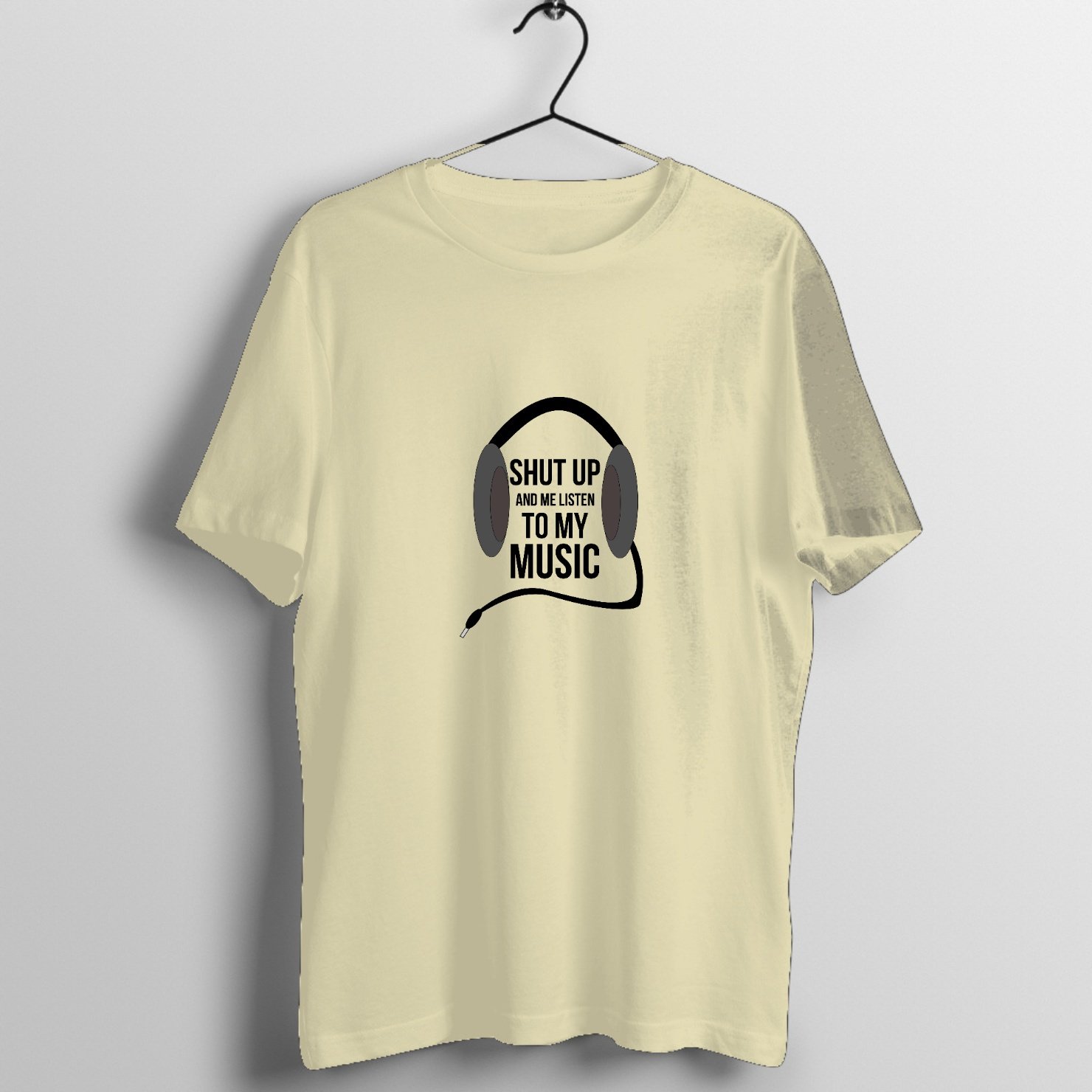 Rumble Bassline Power Chord - Vintage Series Graphic T-Shirt printed on premium rock music graphic t-shirt - Front Mockup
