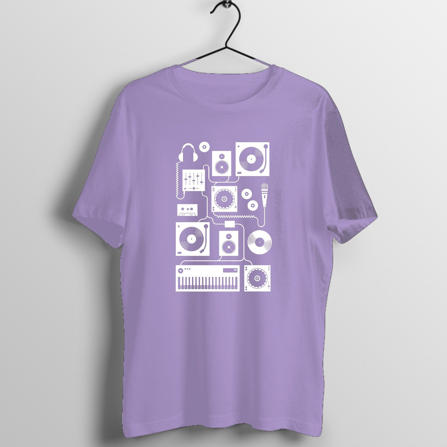 Fuzzbox Electric Power - Collector Series Graphic T-Shirt printed on premium rock music graphic t-shirt - Front Mockup