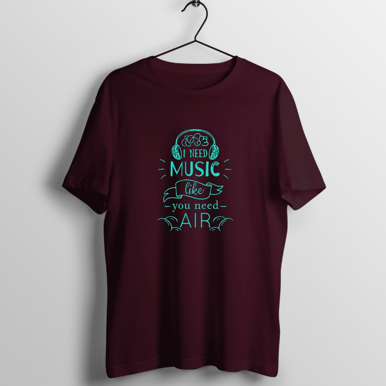 Rebel Silhouette Stage - Collector Series Graphic T-Shirt printed on premium rock music graphic t-shirt - Front Mockup