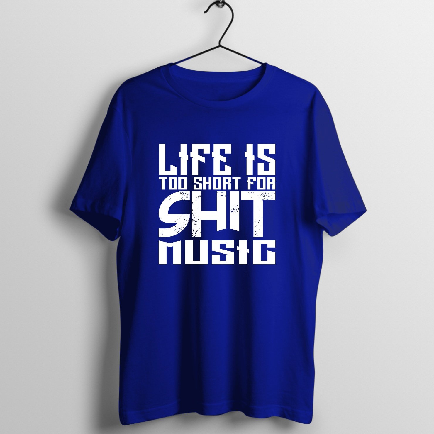 Headbanger Moshpit Anthem - Live Stage Cut Graphic T-Shirt printed on premium rock music graphic t-shirt - Front Mockup