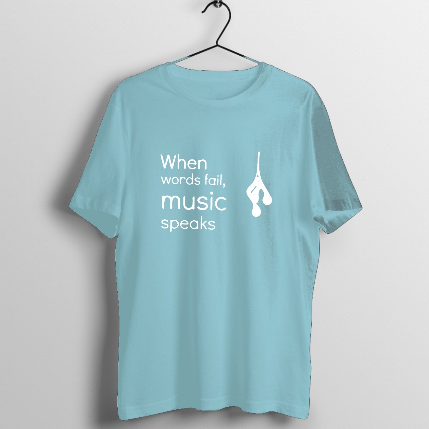 Echo Chamber Indie Reverb - Collector Series Graphic T-Shirt printed on premium rock music graphic t-shirt - Front Mockup