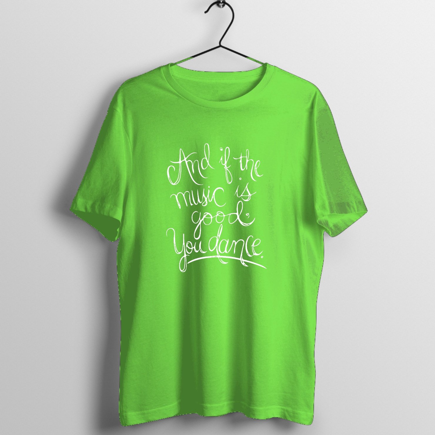 Analog Tape Warmth Graphic T-Shirt - Vol. 7442 printed on premium rock music graphic t-shirt - Front Mockup