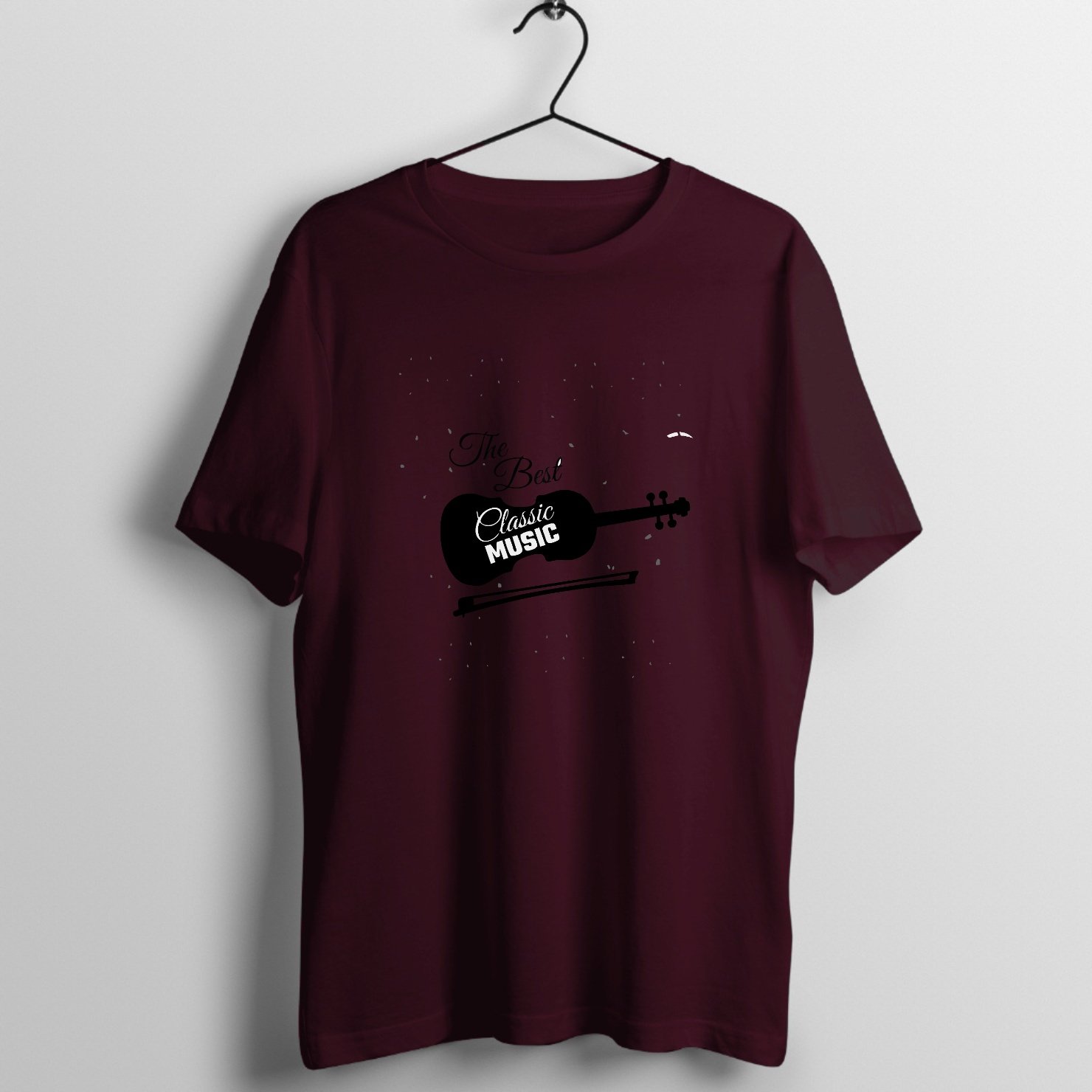 Crossroads Acoustic Session - Studio Session Graphic T-Shirt printed on premium rock music graphic t-shirt - Front Mockup
