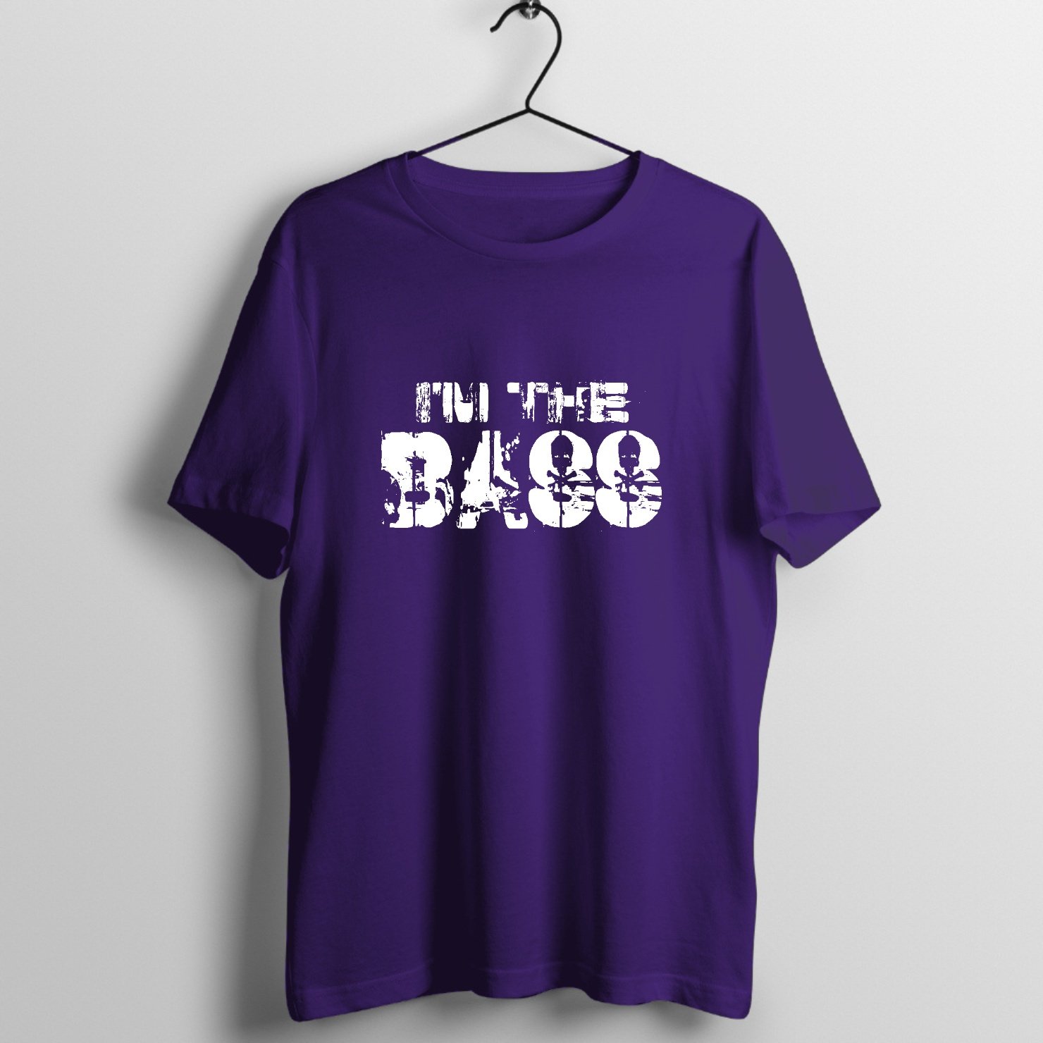 Rumble Bassline Power Chord - Tour Cut Graphic T-Shirt printed on premium rock music graphic t-shirt - Front Mockup