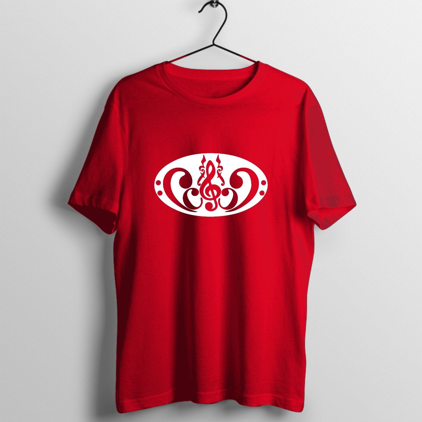 Crossroads Acoustic Session - Live Stage Cut Graphic T-Shirt printed on premium rock music graphic t-shirt - Front Mockup