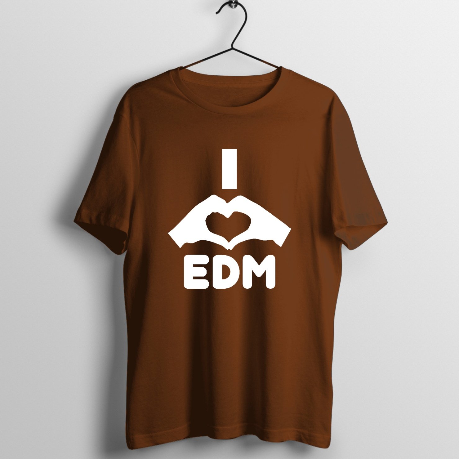 Headbanger Moshpit Anthem Graphic T-Shirt printed on premium rock music graphic t-shirt - Front Mockup