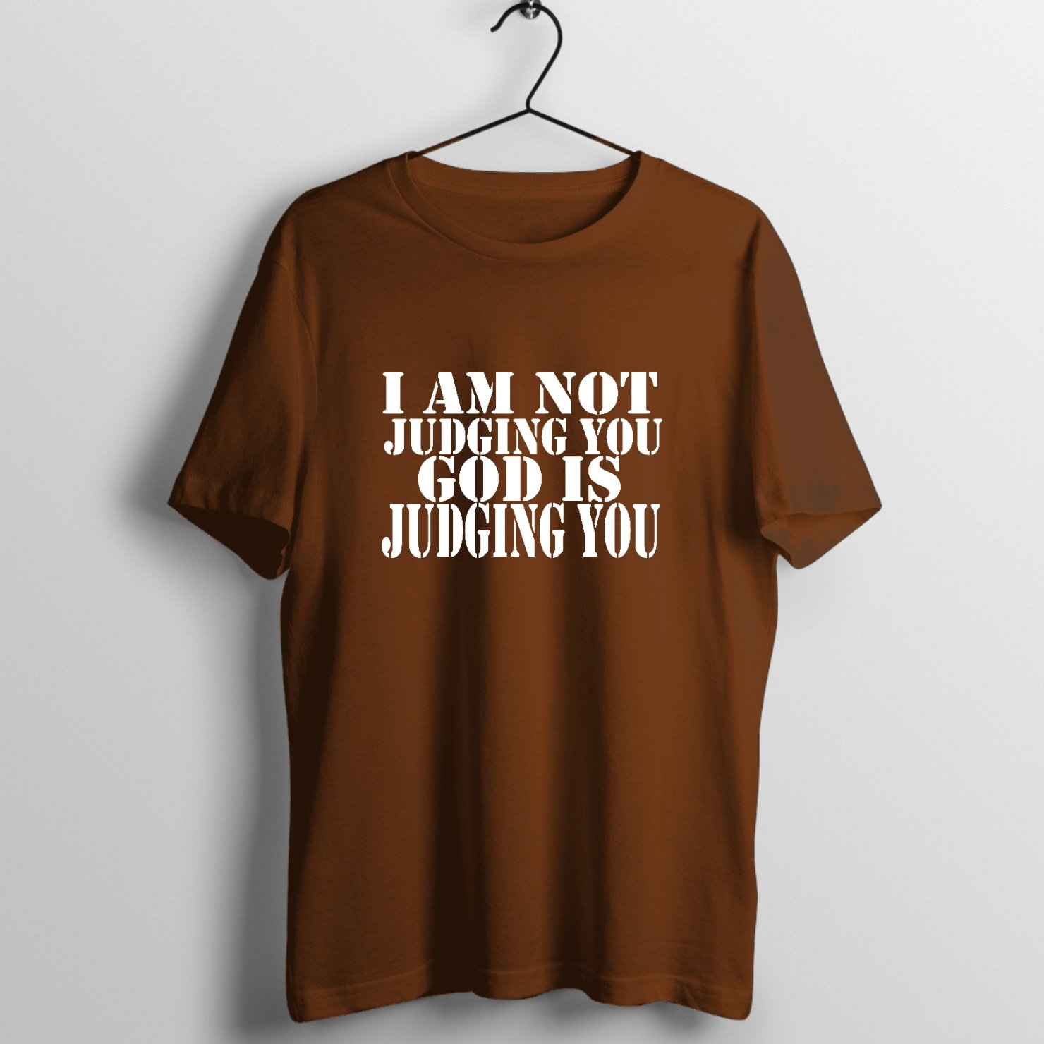 Crossroads Acoustic Session Graphic T-Shirt printed on premium rock music graphic t-shirt - Front Mockup