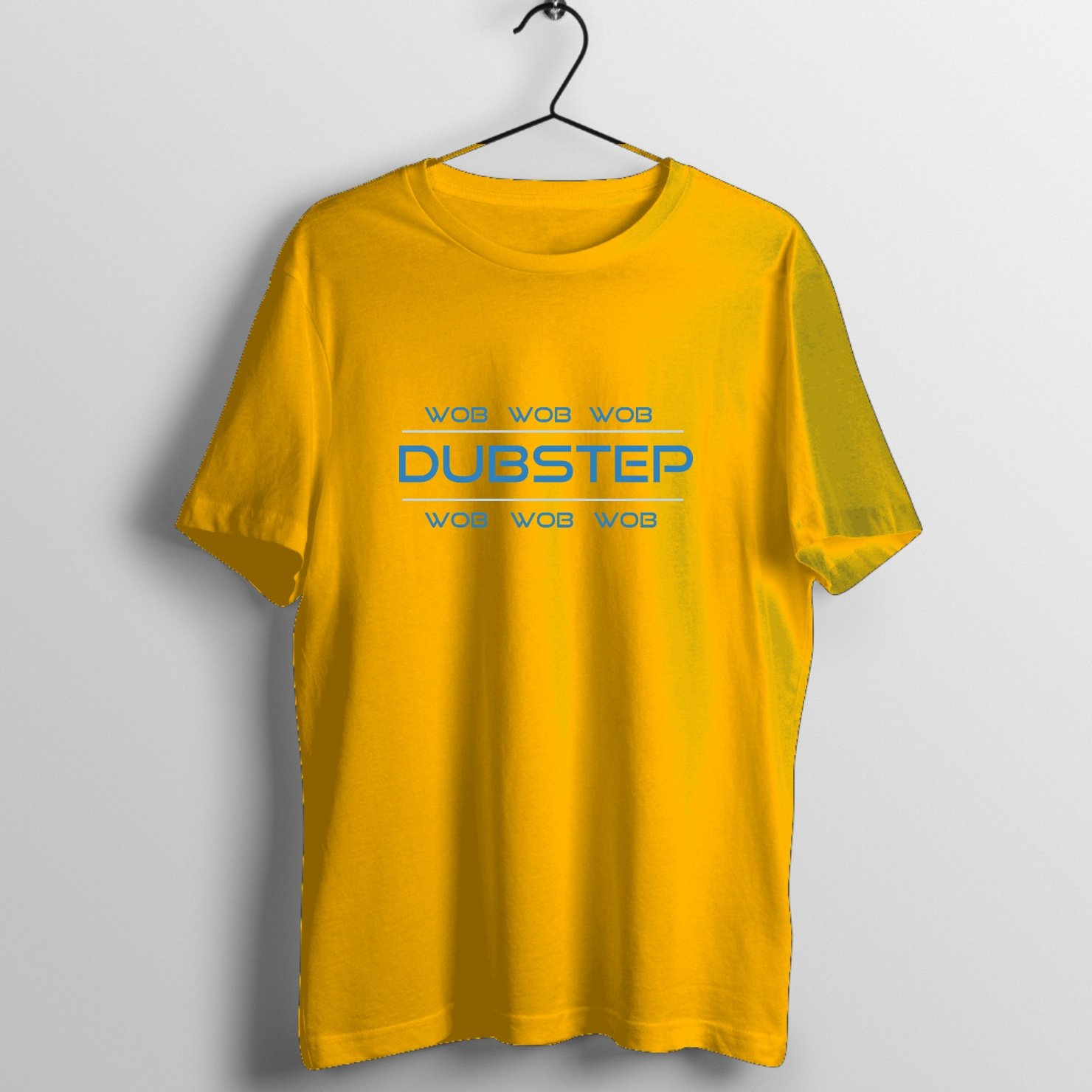 Thunderstruck Stadium Rock Graphic T-Shirt printed on premium rock music graphic t-shirt - Front Mockup