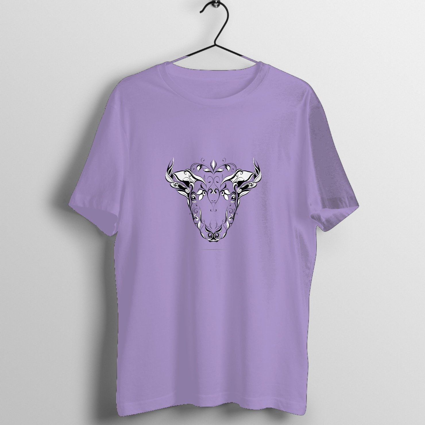 Traditional Sailor Swallow Tattoo Graphic T-Shirt printed on premium rock music graphic t-shirt - Front Mockup