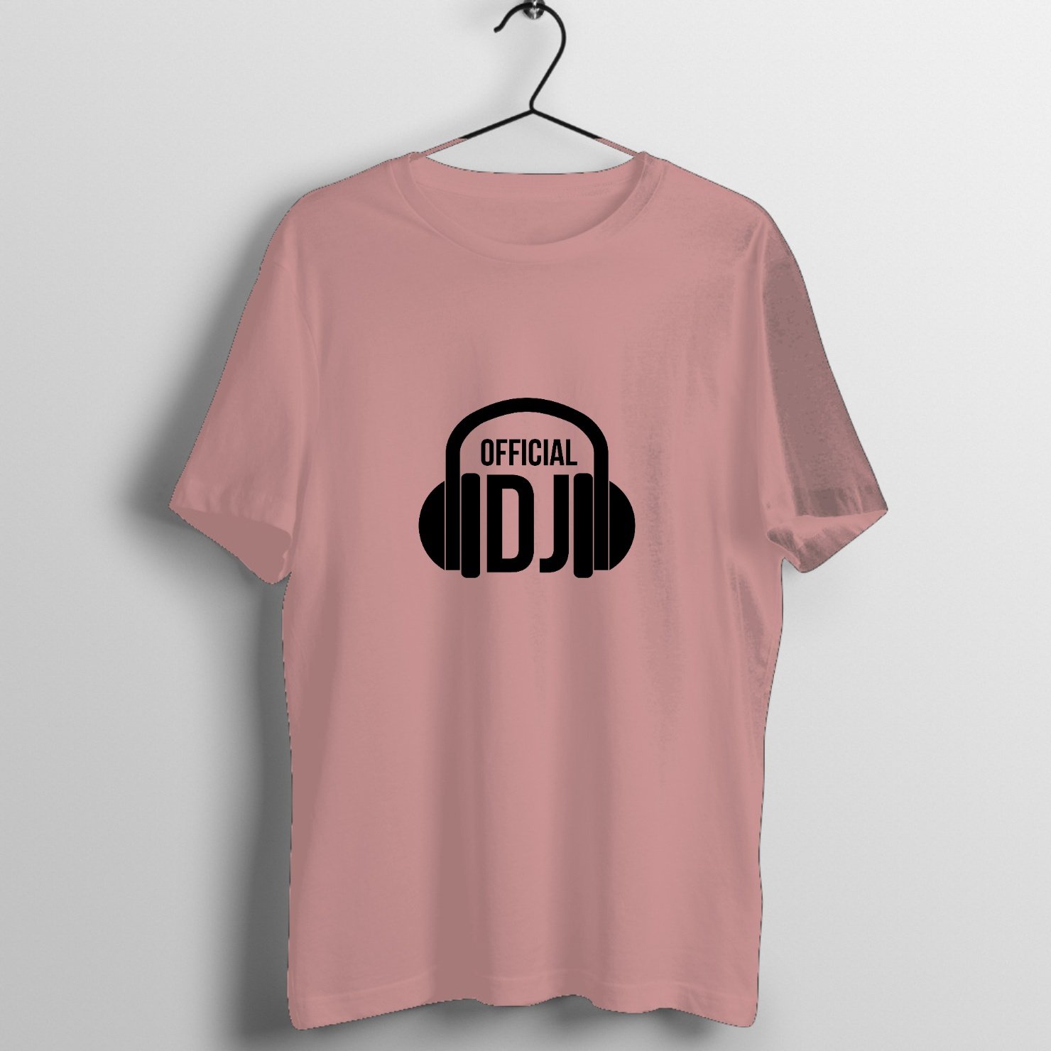 Iron Melody Hardcore Graphic T-Shirt printed on premium rock music graphic t-shirt - Front Mockup