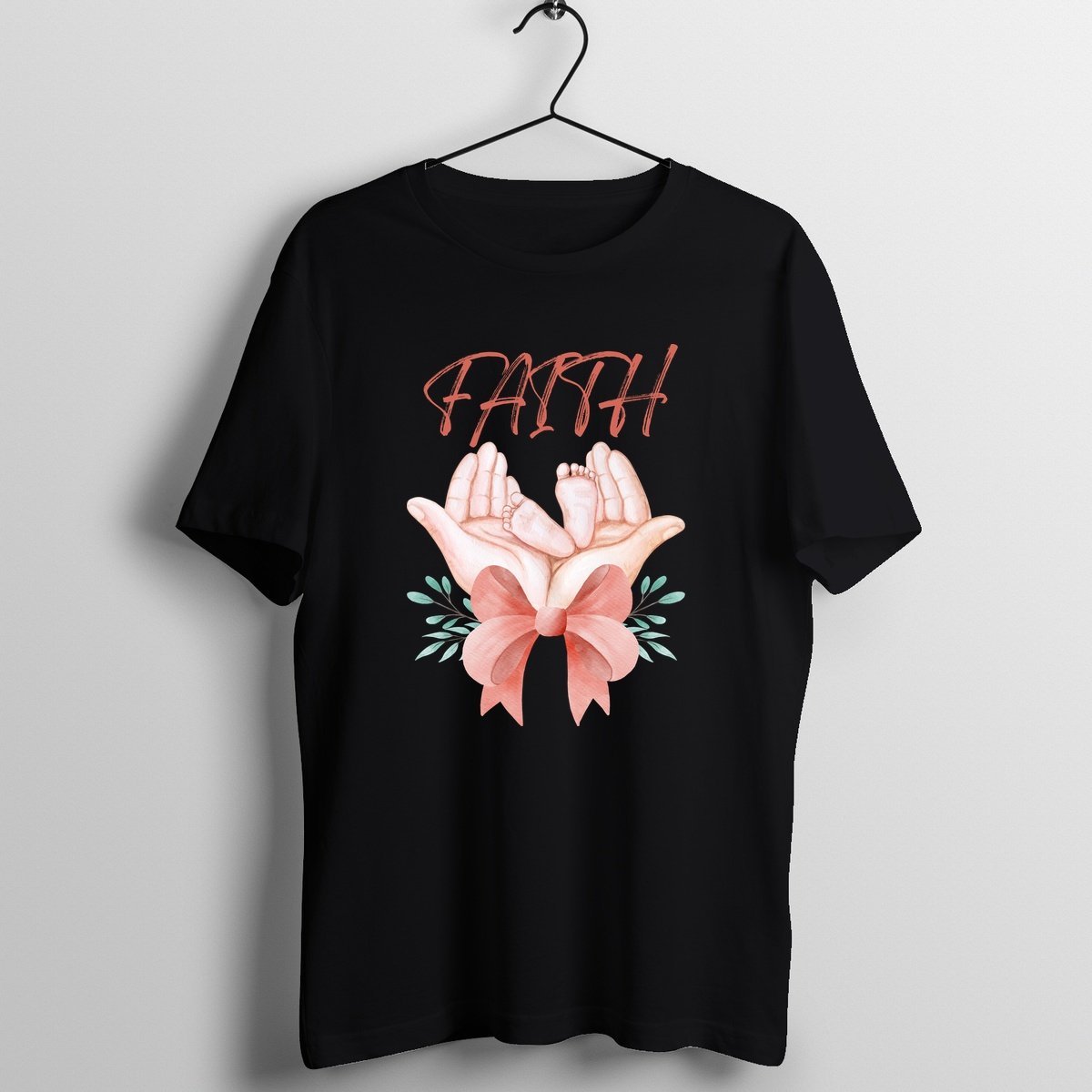Faith - Official Bhakti Music Merchandise Graphic T-Shirt Mockup (BA-BHAKTI-1002)