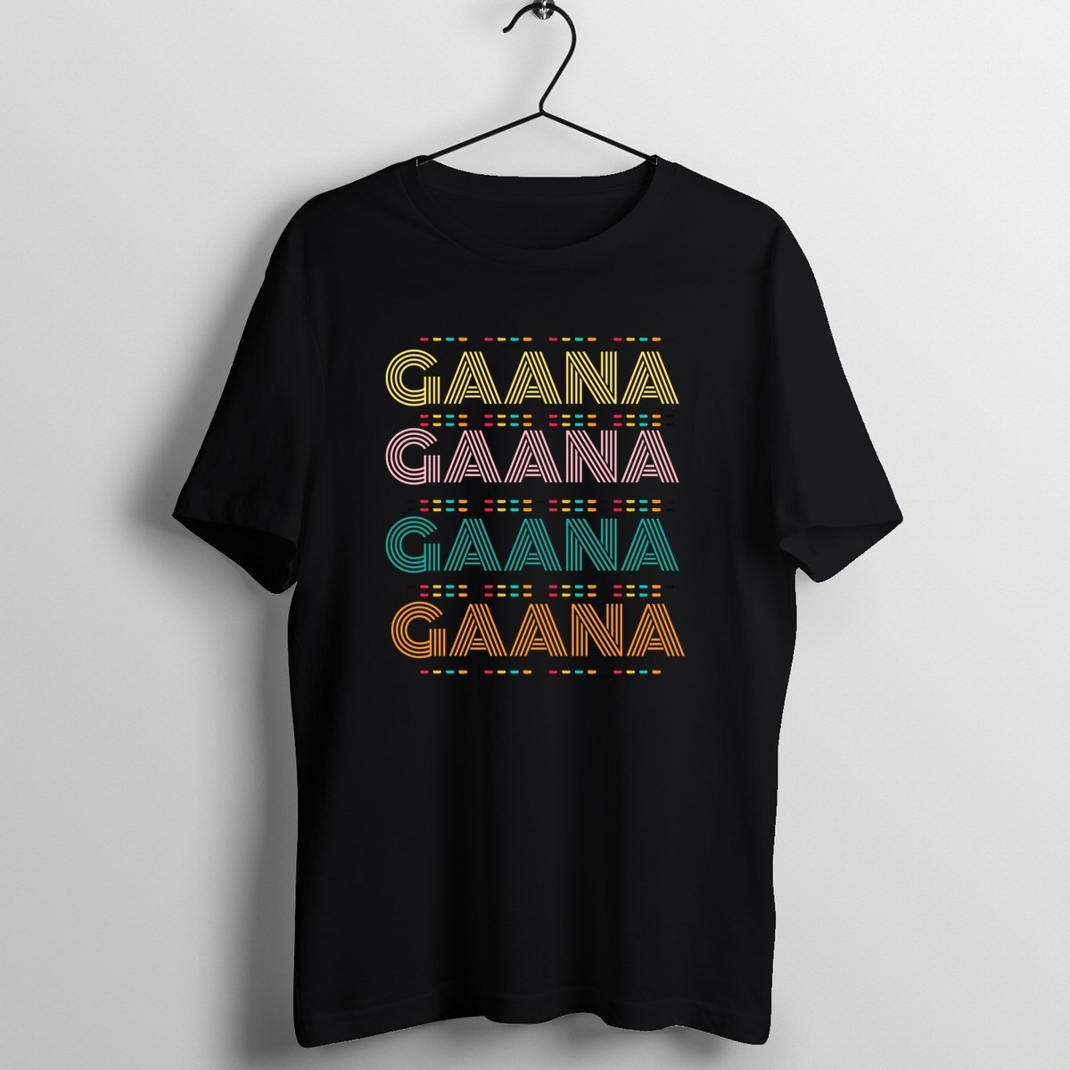 Gaana - Official Vocalists Music Merchandise Graphic T-Shirt Mockup (BA-VOCALIST-1002)
