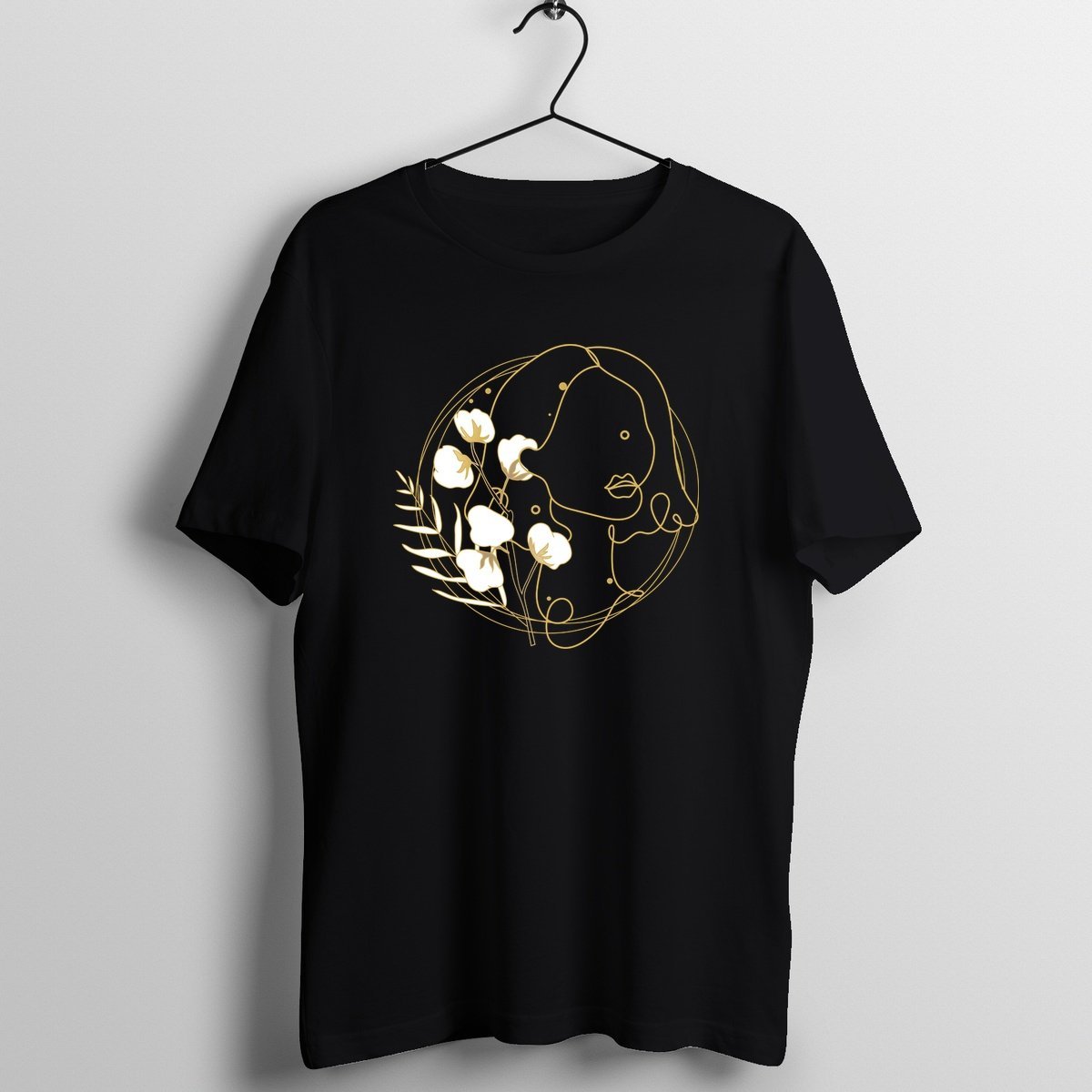 She Is Gold - Official Mind Trips Music Merchandise Graphic T-Shirt Mockup (BA-MINDTRIP-1094)