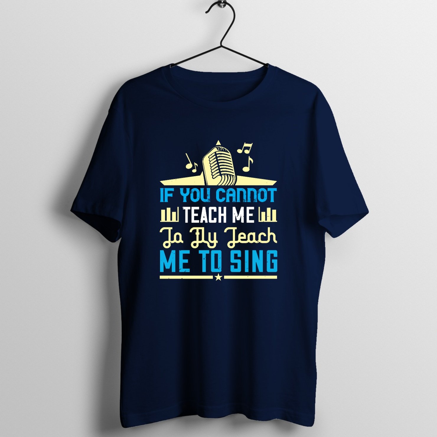 Sing on Navy Blue T-Shirt