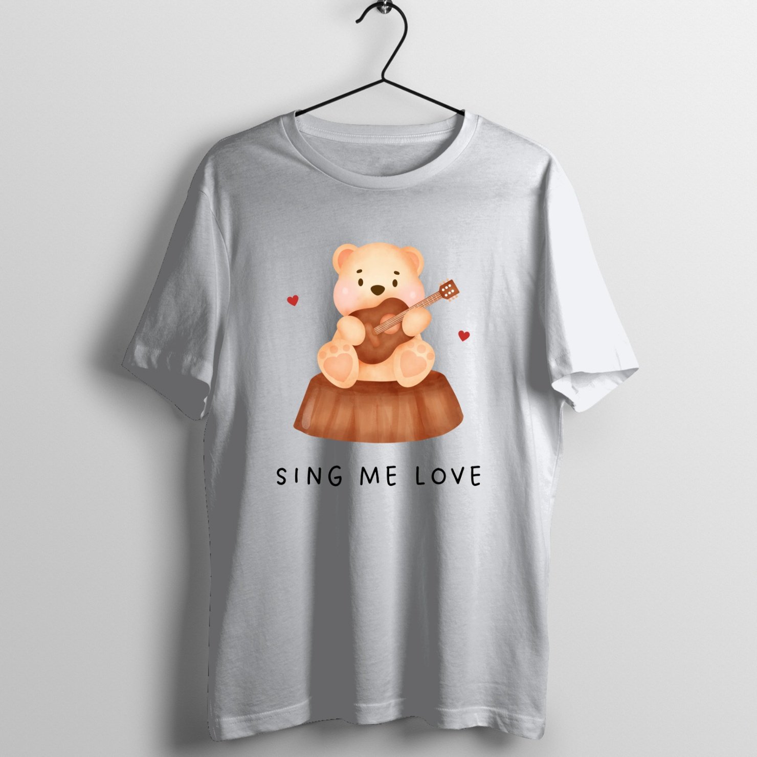 Sing Me Love on Silver Frost T-Shirt