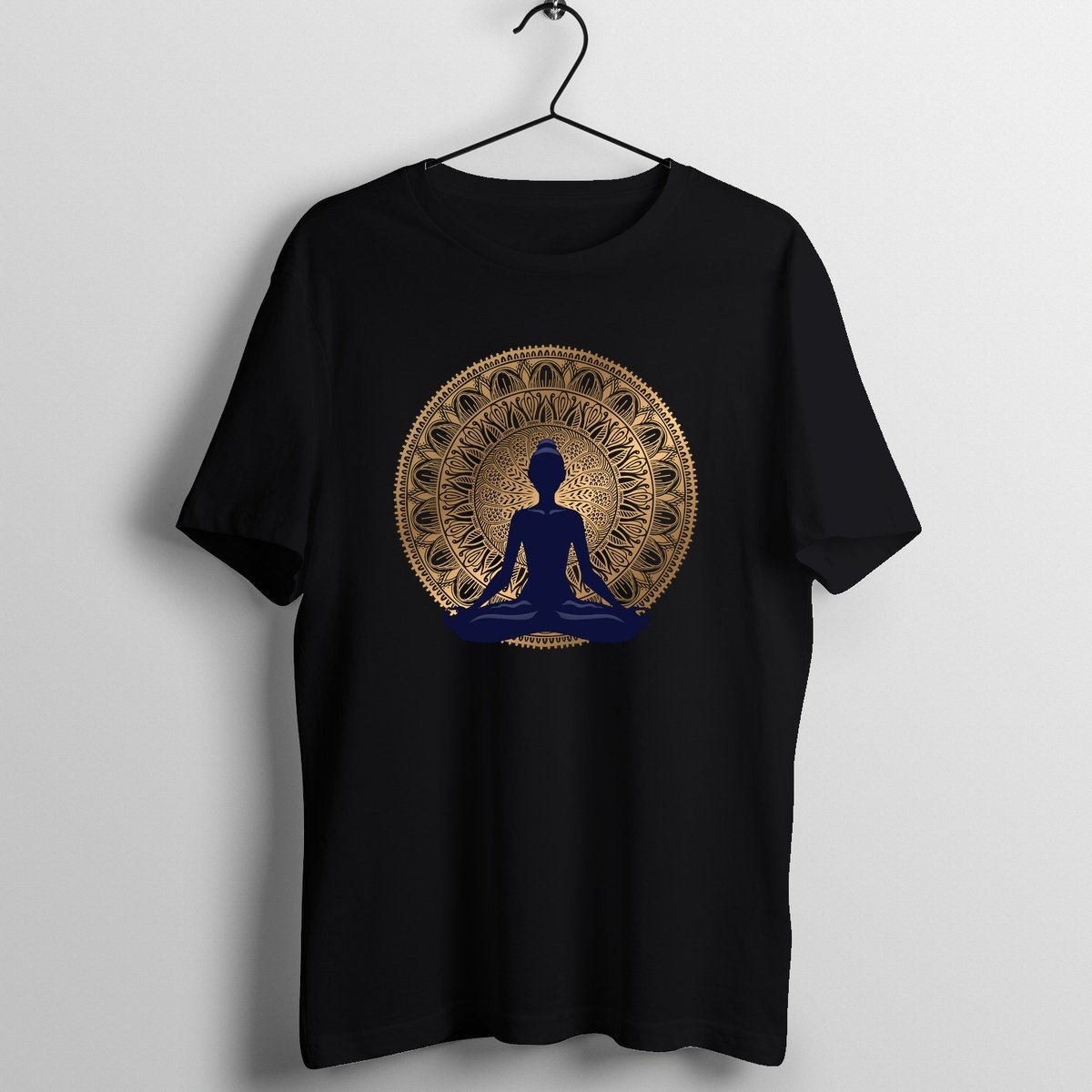Meditation - Official Bhakti Music Merchandise Graphic T-Shirt Mockup (BA-BHAKTI-1006)