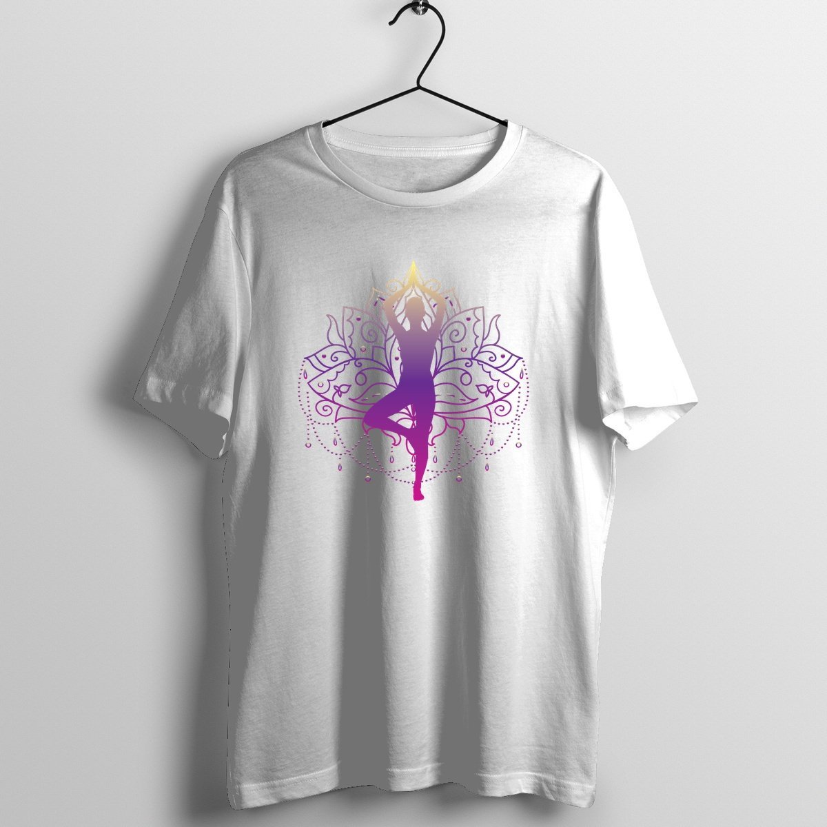 Jivamukti - Official Bhakti Music Merchandise Graphic T-Shirt Mockup (BA-BHAKTI-1014)